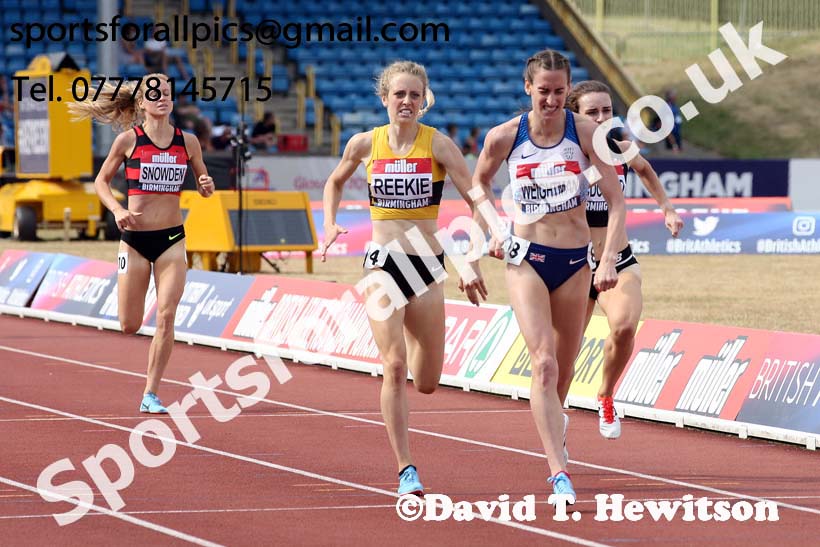 Womens 1500 metres, Muller British Championships, Alexander Stadium, Birmingham. Photo: David T. Hewitson/Sports for All Pics